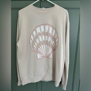 Mallory Ervin Living Fully Co Sweatshirt Seashell